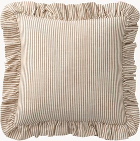 Katoenen zitkussen Fanny met ruches