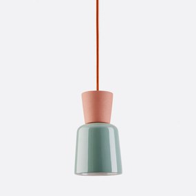 Gekleurde keramische hanglamp Ø 12 cm, Jimna