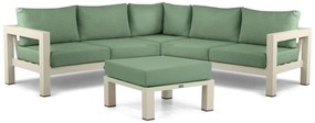 Hoek loungeset 5 personen Aluminium Taupe Lifestyle Garden Furniture Luca