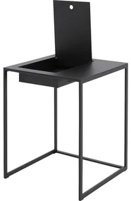 Goossens Nachtkastje Wing, 45 cm breed x 55 cm hoog x 45 cm diep met opbergbakje links