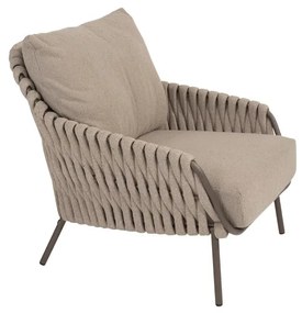 4 Seasons Outdoor Montera loungestoel terre SALE Loungestoel bruin weerbestendig