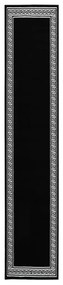 vidaXL Tapijtloper 60x450 cm BCF zwart met motief