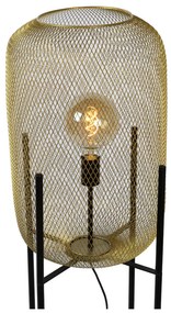 Lucide Mesh staande lamp 135cm 1x E27 goud mat