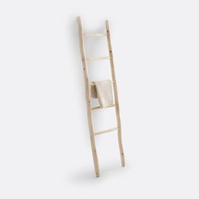 Ladder GHADA 5 spijlen, in onbewerkt wilgenhout