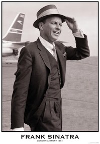 Poster Frank Sinatra - London Airport 1961, (59.4 x 84 cm)