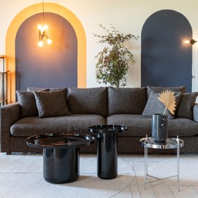 Zuiver Shiny Bomb Zwarte Design Salontafel Rond - 67 X 67cm.