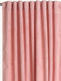 Fluwelen dim-out multibandgordijnen Nora, 2-delig, B 140 cm