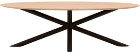 Goossens Excellent Eettafel Gs-1302, Ovaal 240 x 130 cm
