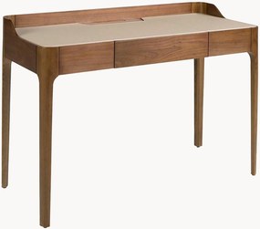 Bureau Justino van kunstleer met lade