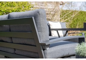 Garden Impressions Camilo lounge dining set 6-delig links - donker grijs