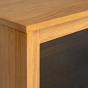 Zuiver Hardy Tv-meubel Met Schuifdeuren Eiken - 160x45x60cm.
