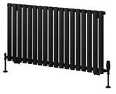 Eastbrook Tunstall radiator 105x60cm 1003W zwart mat