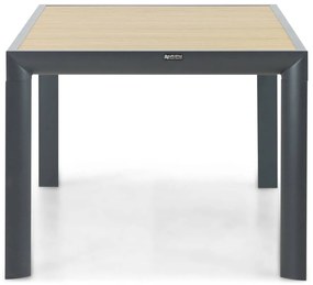 Tuinset 4 personen 180 cm Aluminium/textileen Grijs Domani Furniture Carino/Borello