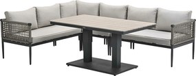 Garden Impressions Burela - Brugge lounge dining set 5-delig links - taupe