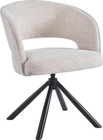 Eetkamerstoel Met Open Rugdetail Beige