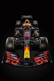 Glasschilderij Red Bull Racing 120x80cm