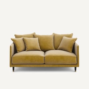 3-zits compacte fluwelen bank, Lazare