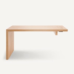 Bureaublad in eikenhout en eikenfineer, L150, Mikube