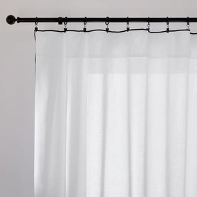 Katoenen glasgordijn met schuifzoom, Anahi