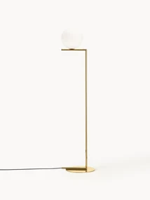 Kleine dimbare vloerlamp IC, mondgeblazen