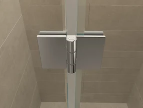 Mueller Swipe 2-delige douchedeur 110x200cm Anti-kalk