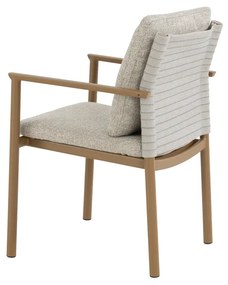 4 Seasons Outdoor Safina tuinset amber met Colorado tafel met keramisch blad 160 cm Tuinset   beige weerbestendig