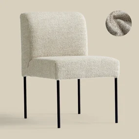 Beige Eetkamerstoel