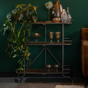 Dutchbone Sierra Inklapbare Stellingkast Laag - 35x36.5x109cm.