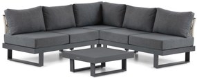 Hoek loungeset 5 personen Aluminium Grijs  Lifestyle Garden Furniture Lorenzo
