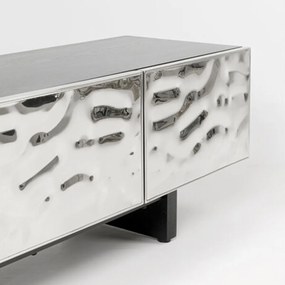Chroom TV-meubel - 180x40x45cm.