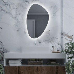 Atypische spiegel met LED-verlichting G7