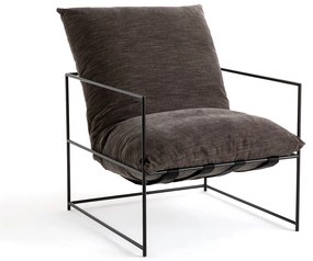 Fauteuil in polyester stof, Sgothan