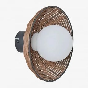 Rotan Wandlamp Lutyen Natuurlijk - Sklum