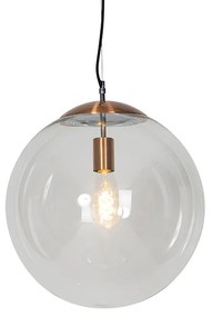 Eettafel / Eetkamer Scandinavische hanglamp koper met helder glas - Ball 40 Design, Modern E27 Scandinavisch bol / globe / rond Binnenverlichting Lamp