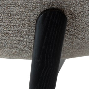 Dan-Form Paragon Fauteuil In Scandinavisch Design Grijs Met Zwart