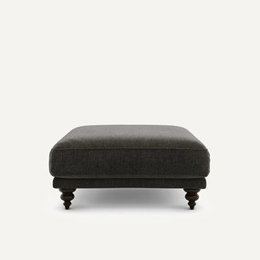 Voetenbank van fluweel chenille, Lazare