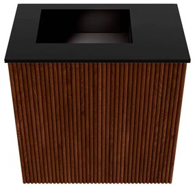 Mondiaz Joya 40cm toiletmeubel ruby met wastafel faye links zonder kraangat urban