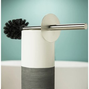 Sealskin Doppio+ toiletborstel porcelein grijs
