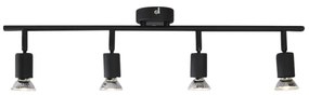 Smart Spot / Opbouwspot / Plafondspot zwart kantelbaar incl. Wifi GU10 - Jeany Modern GU10 Binnenverlichting Lamp