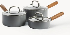 Kookpotten Mayflower Pro met antiaanbaklaag, 3-delig