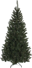 Kingston kunstkerstboom - 215 cm - groen - Diameter 117 cm - 767 tips - metalen voet