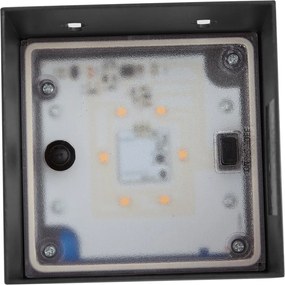 Buiten wandlamp zwart incl. LED IP65 met dimlicht en solar - Charlene