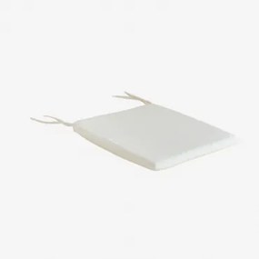 Stoelkussen Van Pira-stof Gardenia Wit - Sklum