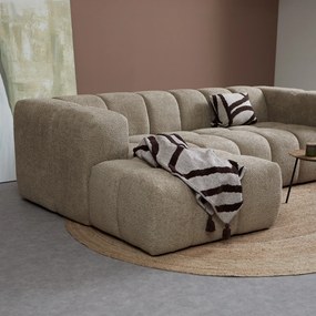 Design Bank Beige Hoek Links