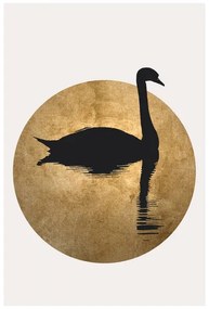 Art Print Kubistika - The swan, (40 x 60 cm)