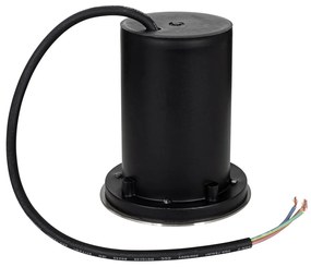 Set van 6 moderne buiten grondspots staal 35 mm verstelbaar IP65 - Delux