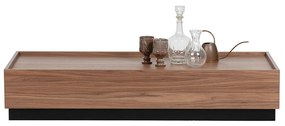 Vtwonen Block Walnut Japandi Salontafel Laag - 135 X 60cm.