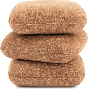 By-Boo Pillowscape Gestapelde Poef Caramel