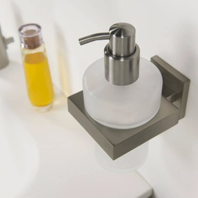 Tiger Items Zeepdispenser 8x10,4x16,6 cm RVS Geborsteld