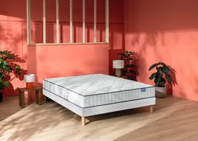 Ensemble matras met veren en lattenbodem, Cheer Bed